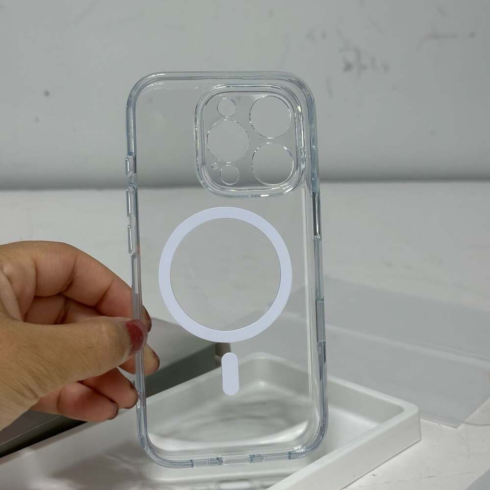 MagSafe Compatible Transparent Clear Phone Case - Picture 2 of 10